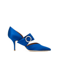 Malone Souliers embellished mid heel pumps - Azul