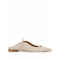 Malone Souliers Maureen pointed toe mules - Neutro