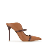 Malone Souliers Mule bico fino de couro - Marrom