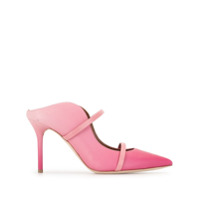 Malone Souliers Mule bico fino de couro - Rosa