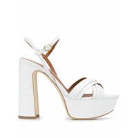 Malone Souliers Sandália Mila de tiras com salto 130mm - Branco