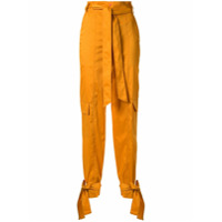 Manning Cartell Calça cintura alta - Amarelo