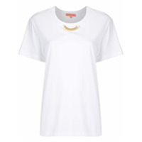 Manning Cartell Camiseta ampla com mangas curtas - Branco