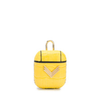 Manokhi Capa para Airpod x Velante com placa de logo - Amarelo