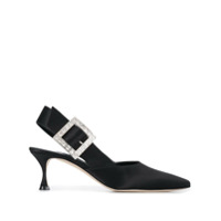 Manolo Blahnik Sapato Yaunde bico fino - Preto