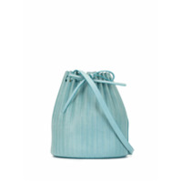 Mansur Gavriel Bolsa bucket com pregas - Azul