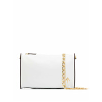 Manu Atelier Bolsa transversal de couro com acabamento de corrente - Branco