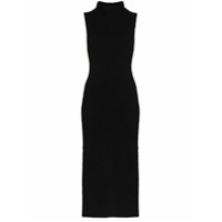 Mara Hoffman Vestido midi Rory gola alta - Preto