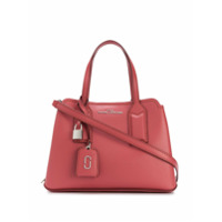 Marc Jacobs Bolsa tote com alça de mão e logo - Vermelho
