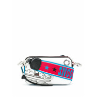 Marc Jacobs Bolsa transversal de couro com estampa gráfica - Branco