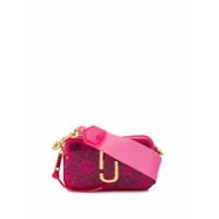 Marc Jacobs Bolsa transversal Snapshot com brilho - Rosa