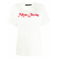Marc Jacobs Camiseta mangas curtas com aplicação de logo - Branco
