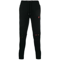 Marcelo Burlon County of Milan Calça jogging com elástico na cintura - Preto