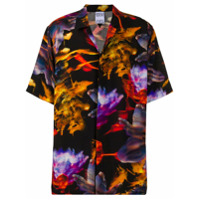 Marcelo Burlon County of Milan Camisa com estampa floral Hawaii - Preto