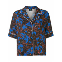 Marcelo Burlon County of Milan Camisa com estampa floral - Preto