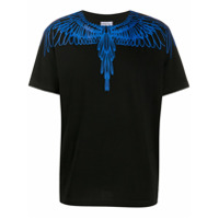 Marcelo Burlon County of Milan Camiseta com estampa de asas - Preto