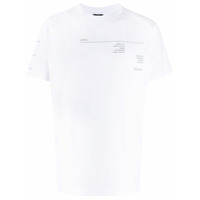 Marcelo Burlon County of Milan Camiseta decote careca com estampa abstrata - Branco