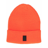 Marcelo Burlon County of Milan Gorro com patch de logo Cross - Laranja