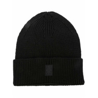 Marcelo Burlon County of Milan Gorro de tricô com logo - Preto