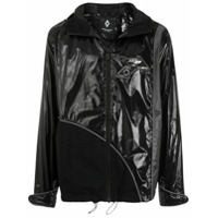 Marcelo Burlon County of Milan Jaqueta com capuz e patch de logo - Preto