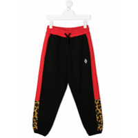 Marcelo Burlon County Of Milan Kids Calça esportiva color block - Preto