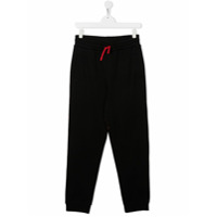 Marcelo Burlon County Of Milan Kids Calça esportiva com estampa posterior - Preto