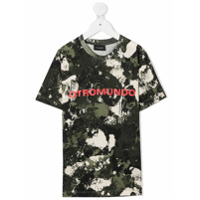 Marcelo Burlon County Of Milan Kids Camiseta com estampa camuflada - Verde