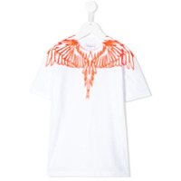 Marcelo Burlon County Of Milan Kids Camiseta com estampa de asas - Branco