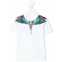 Marcelo Burlon County Of Milan Kids Camiseta com estampa de asas - Branco