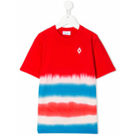 Marcelo Burlon County Of Milan Kids Camiseta com estampa de listras - Vermelho