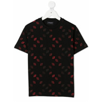 Marcelo Burlon County Of Milan Kids Camiseta com estampa - Preto