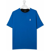 Marcelo Burlon County Of Milan Kids Camiseta com logo Cross - Azul