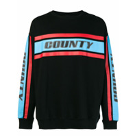 Marcelo Burlon County of Milan Moletom com logo - Preto