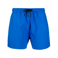 Marcelo Burlon County of Milan Short de natação com logo bordado - Azul