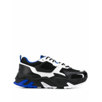 Marcelo Burlon County of Milan Tênis cano baixo com recortes contratantes - Preto