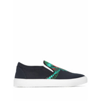 Marcelo Burlon County of Milan Tênis slip-on Wings - Azul