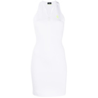 Marcelo Burlon County of Milan Vestido curto com decote nadador - Branco