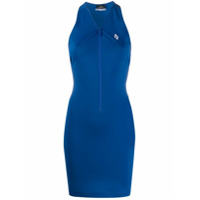 Marcelo Burlon County of Milan Vestido slim com decote nadador - Azul