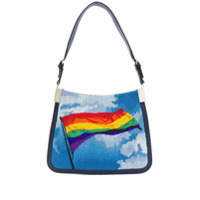 Marco De Vincenzo Bolsa tote 'Starry Bandiera Rainbow' - Azul