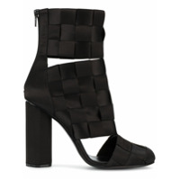 Marco De Vincenzo Bota de seda e cetim - Preto