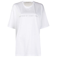 Marco De Vincenzo Camiseta com aplicações de strass - Branco