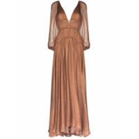 Maria Lucia Hohan Vestido de festa com pregas - Neutro