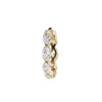 Maria Tash Anel de ouro 18k com diamante - Dourado