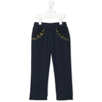 Mariuccia Milano Kids Calça esportiva com bordado - Azul