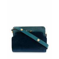 Marni Bolsa tiracolo Trunk com recortes - Azul