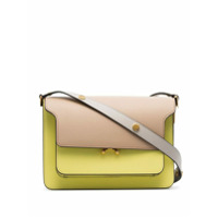 Marni Bolsa tiracolo Trunk de couro - Amarelo