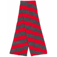 Marni Cachecol de tricô com listras - Vermelho