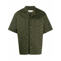 Marni Camisa mangas curtas com estampa camuflada - Verde