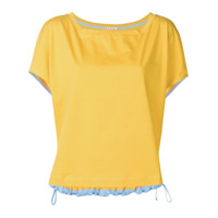 Marni Camiseta com cordão de ajuste - Amarelo