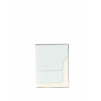 Marni Carteira color block com logo de letras - Neutro